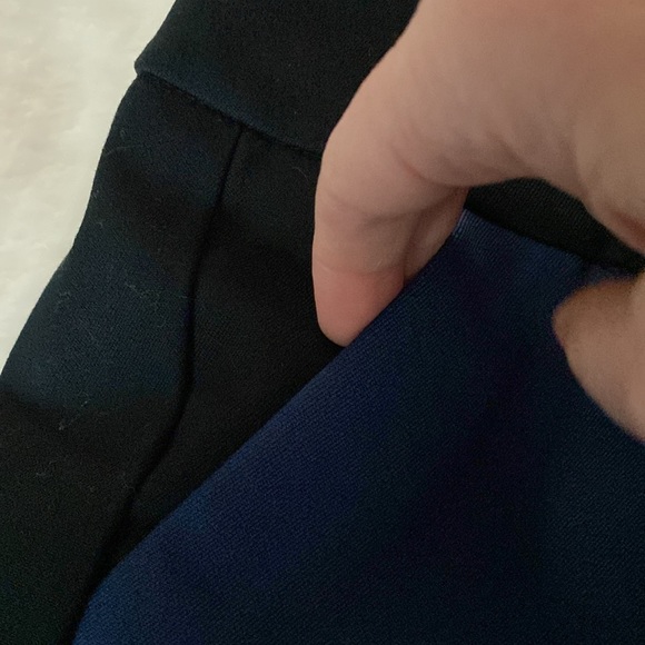 NWT MOSSIMO Mid-rise Fitted Hip & Thigh Ankle Crop Officer Blue Pants Size 10 - Picture 10 of 14